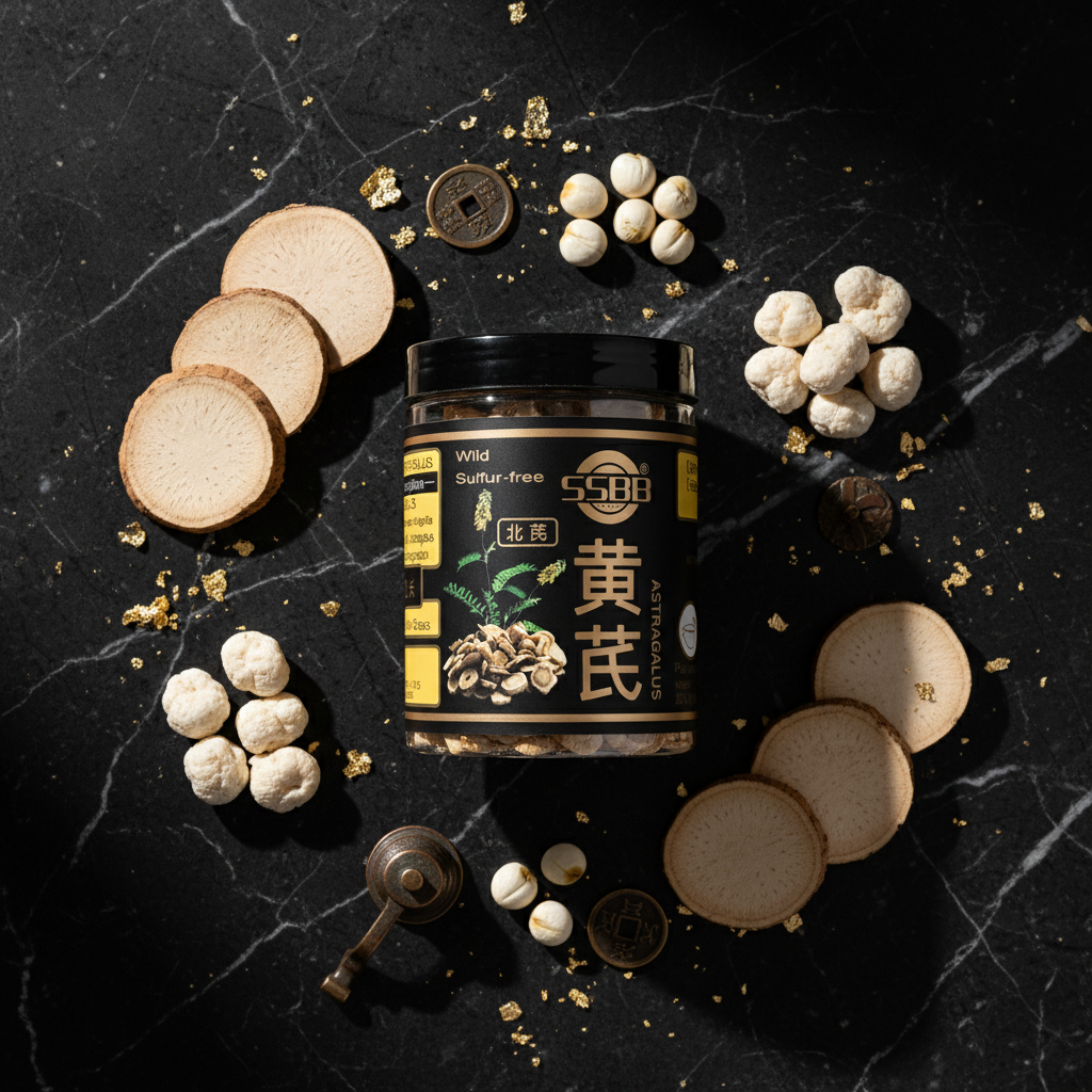 Wild Astragalus slices